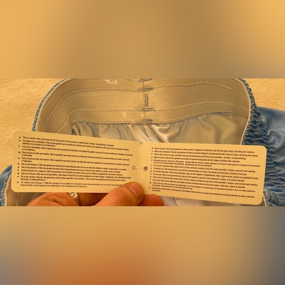 NWT University Sample Nike State Light Blue Dri-FIT Tank Short Set Basketball M - Picture 8 of 13